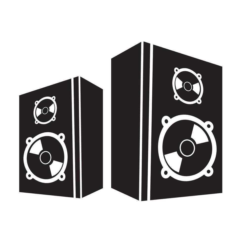 sonido sistema icono logo vector diseño modelo