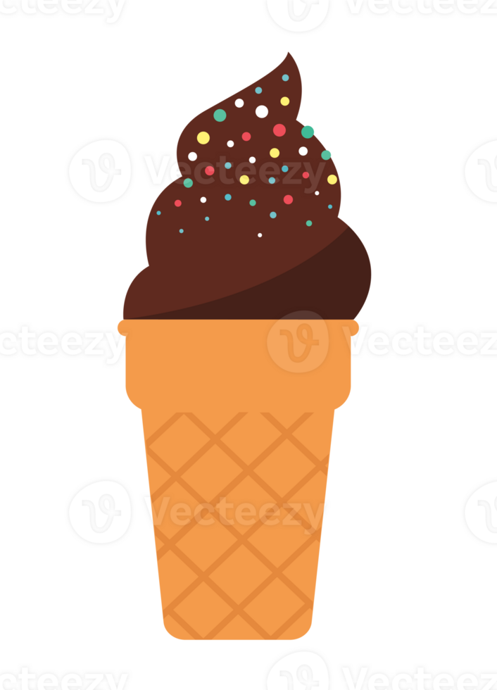 ice cream cone isolate element png