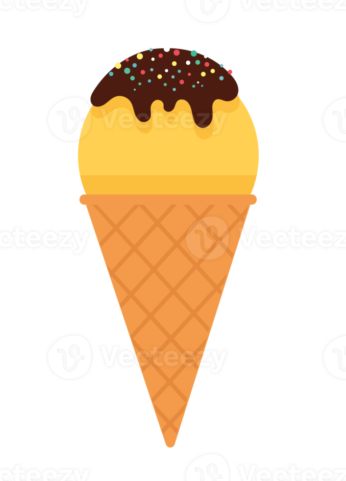 ice cream cone isolate element png