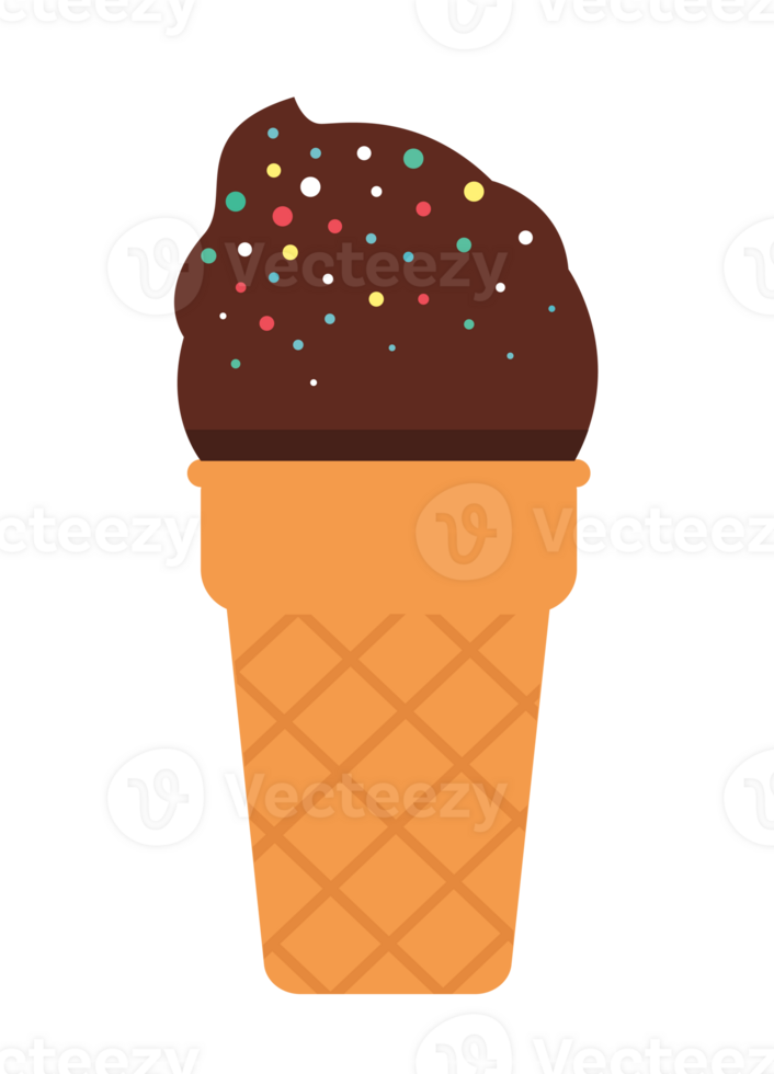 ice cream cone isolate element png
