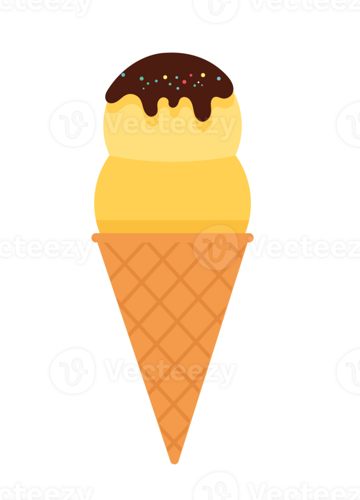 ice cream cone isolate element png