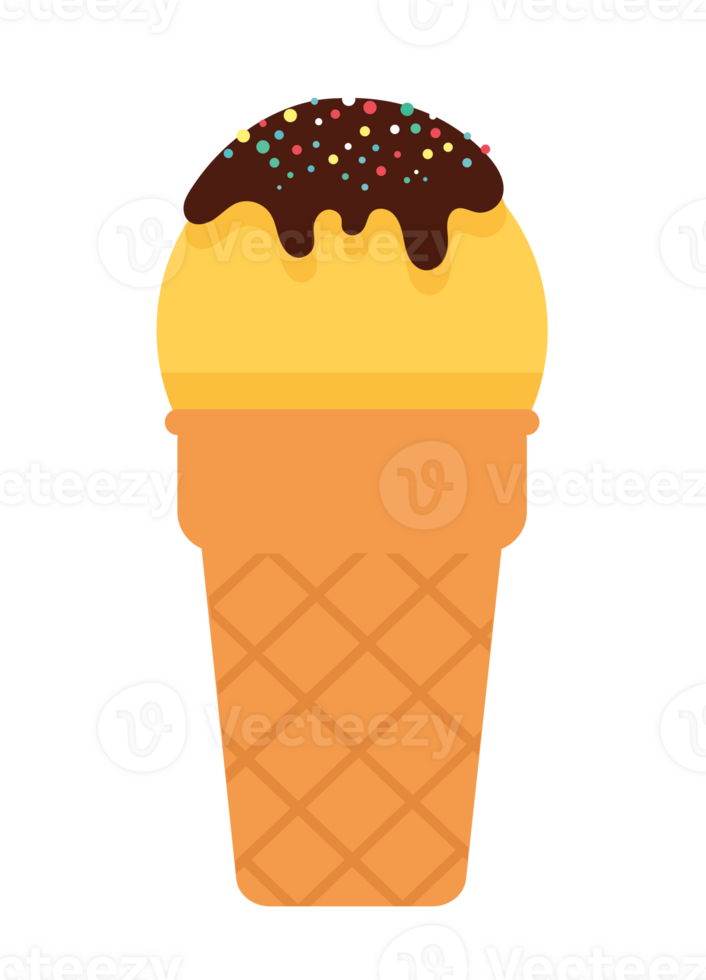 ice cream cone isolate element png