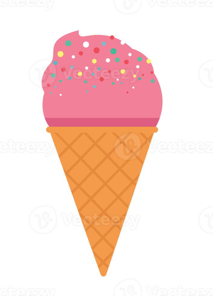 ice cream cone isolate element png