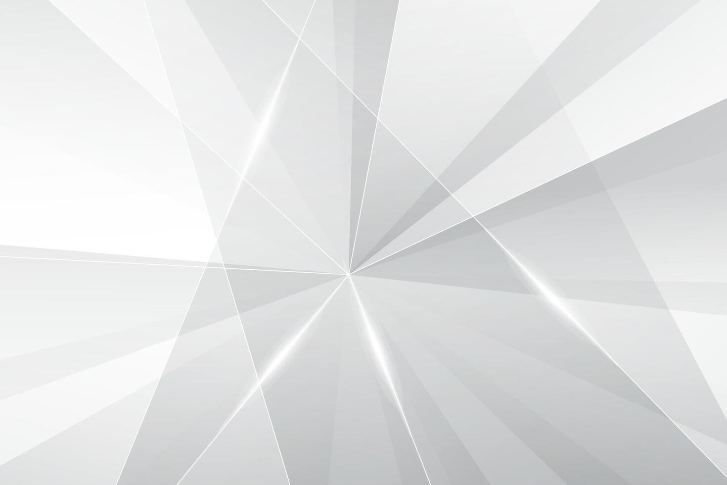 Abstract white and gray geometric pattern background vector