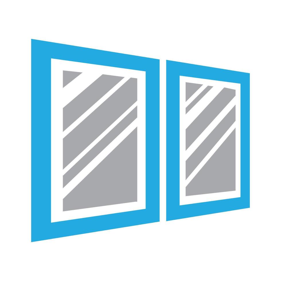 window icon logo vector design template