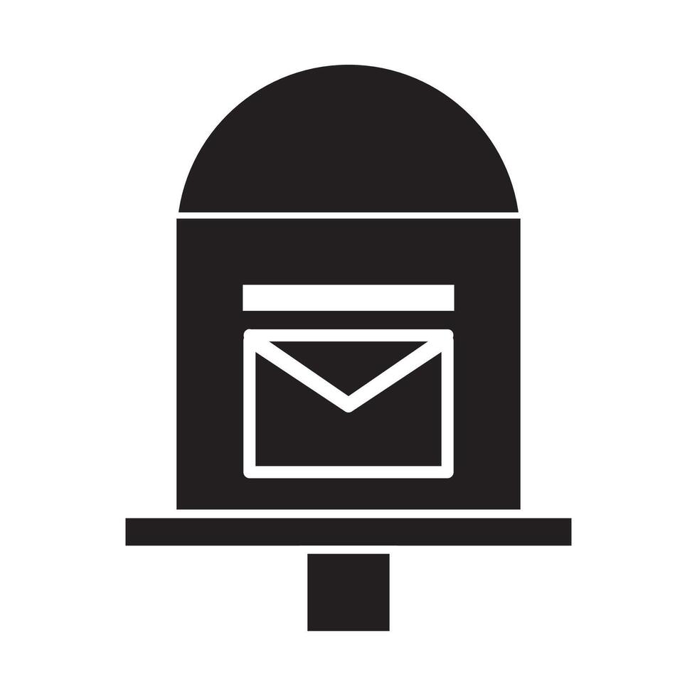 mail box icon logo vector design template