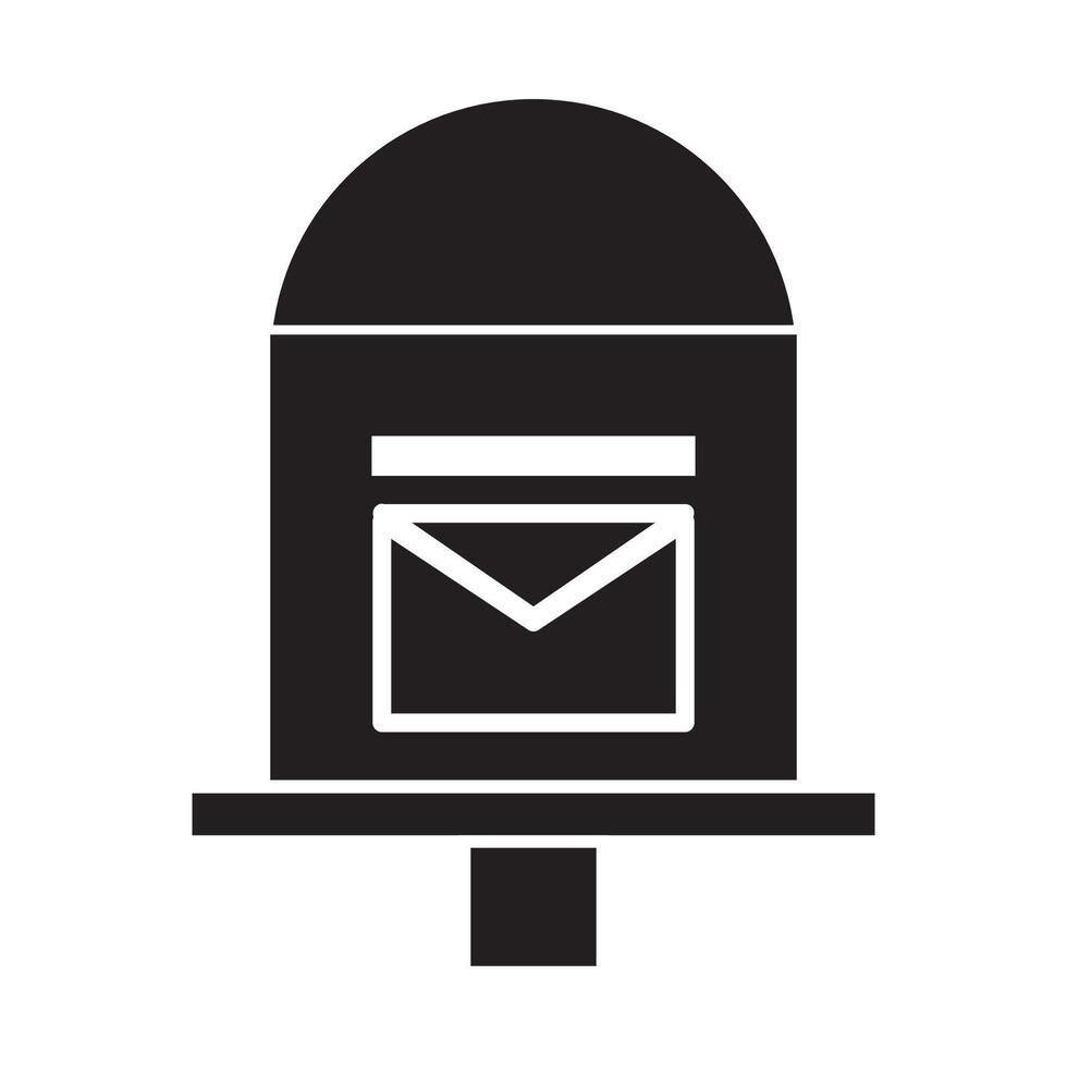 mail box icon logo vector design template