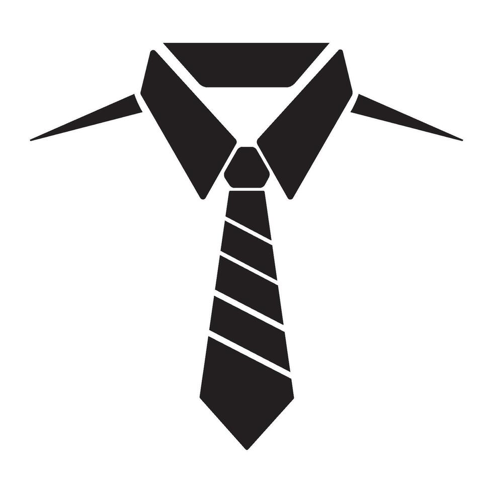 a tie icon logo vector design template