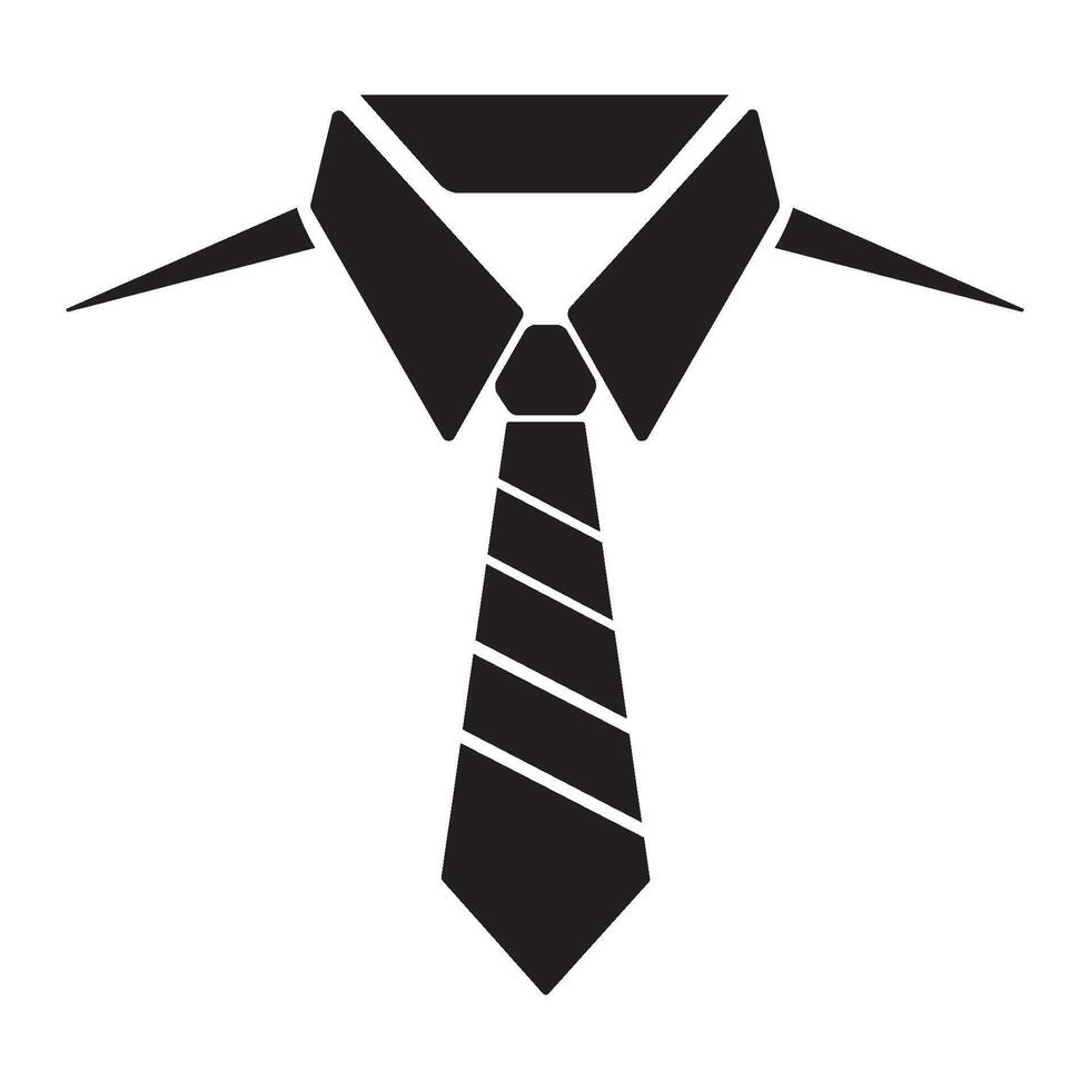 un Corbata icono logo vector diseño modelo