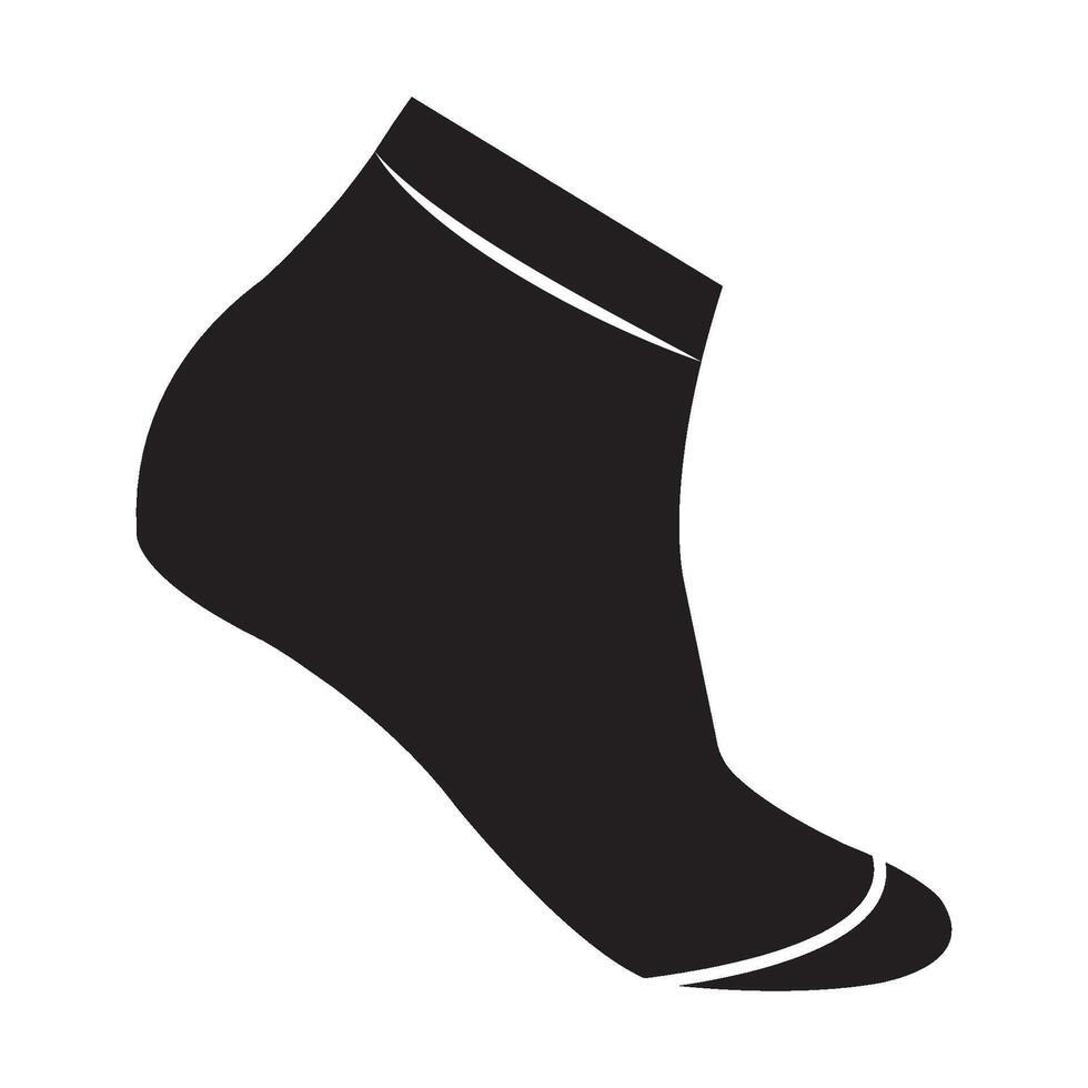 sock icon logo vector design template
