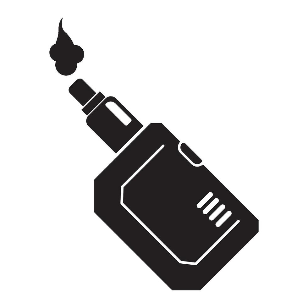 e-cigarette icon logo vector design template