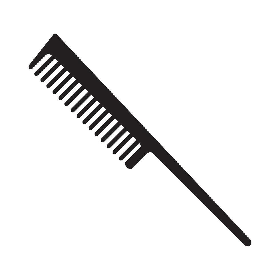 hair comb icon logo vector design template