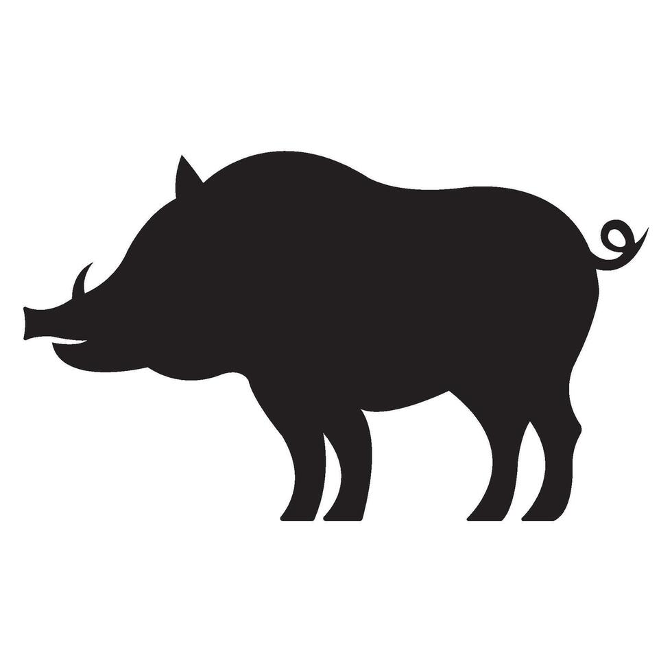 pig icon logo vector design template