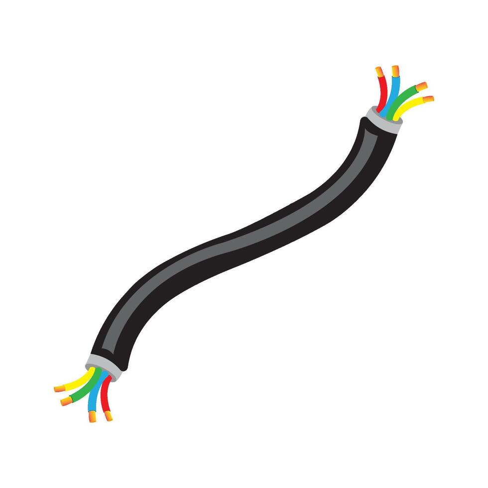 cable icono vector diseño modelo