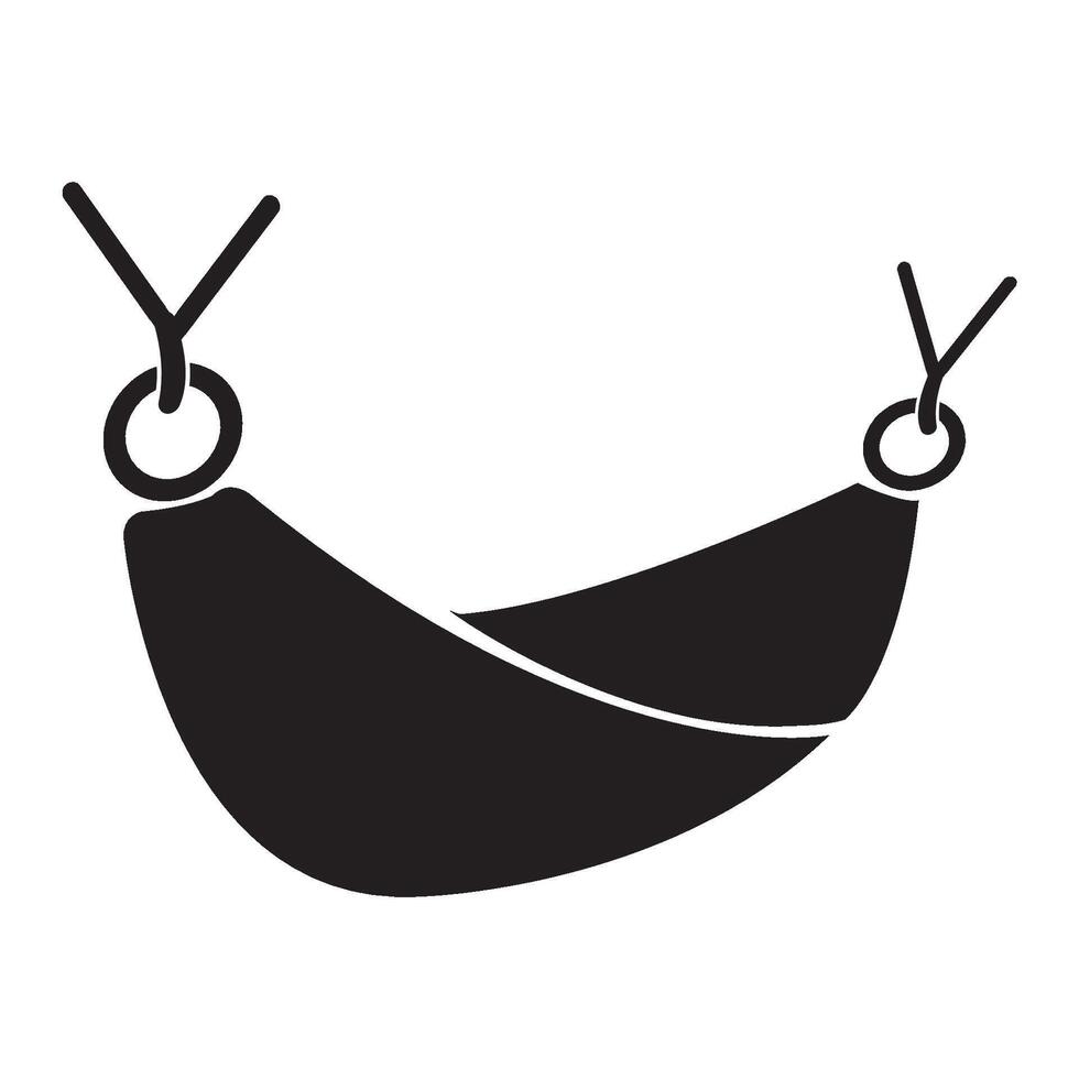 hammock icon logo vector design template