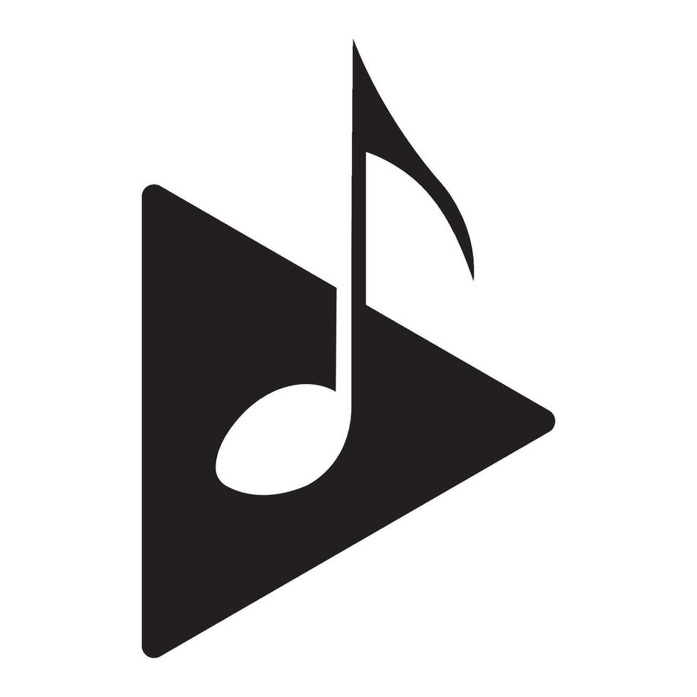 music icon logo vector design template