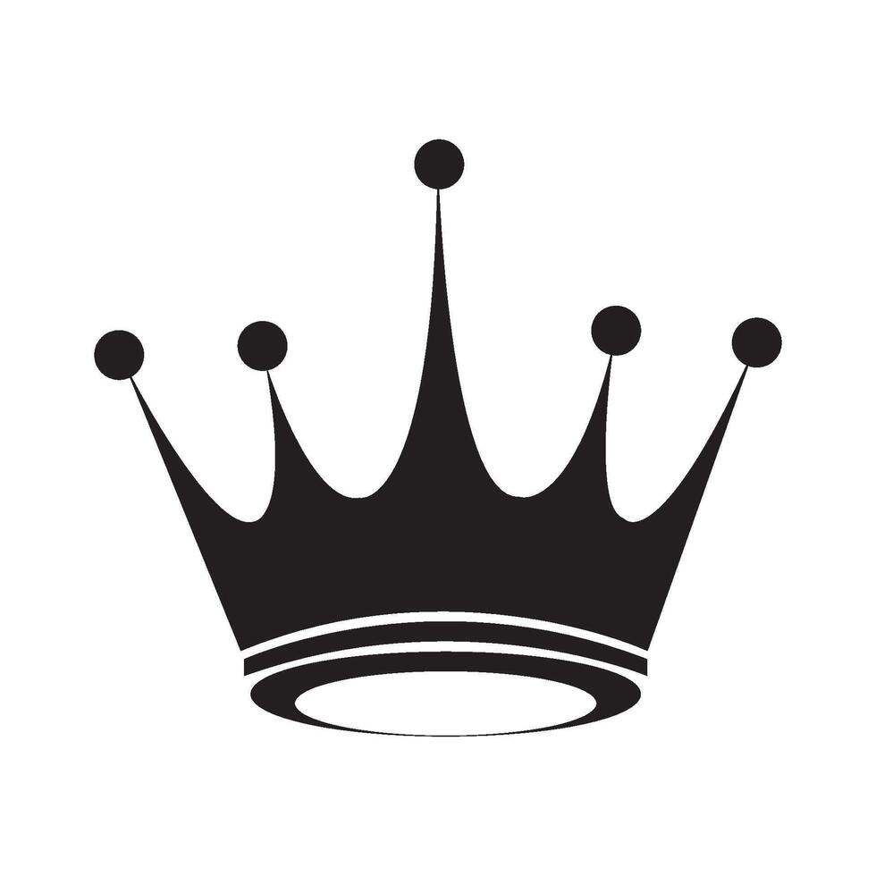 crown icon logo vector design template