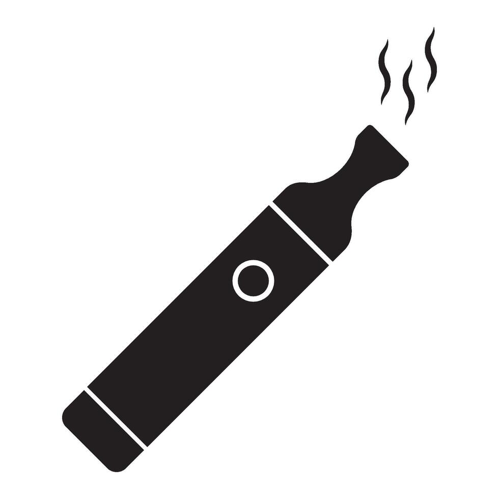 e-cigarette icon logo vector design template