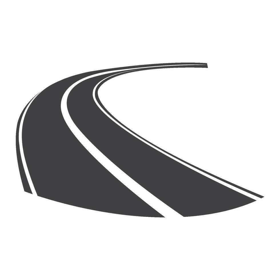 autopista icono vector diseño modelo