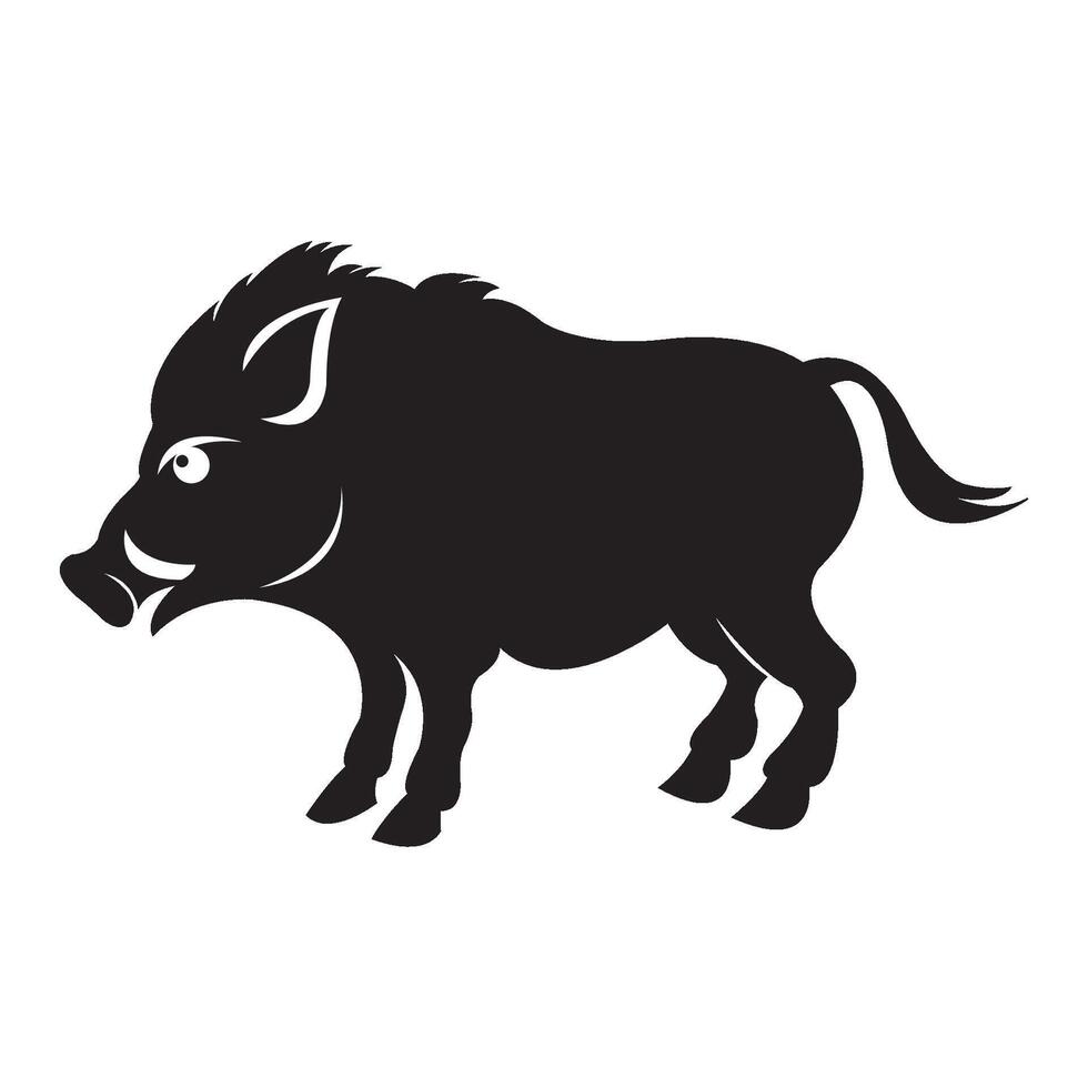 cerdo icono logo vector diseño modelo