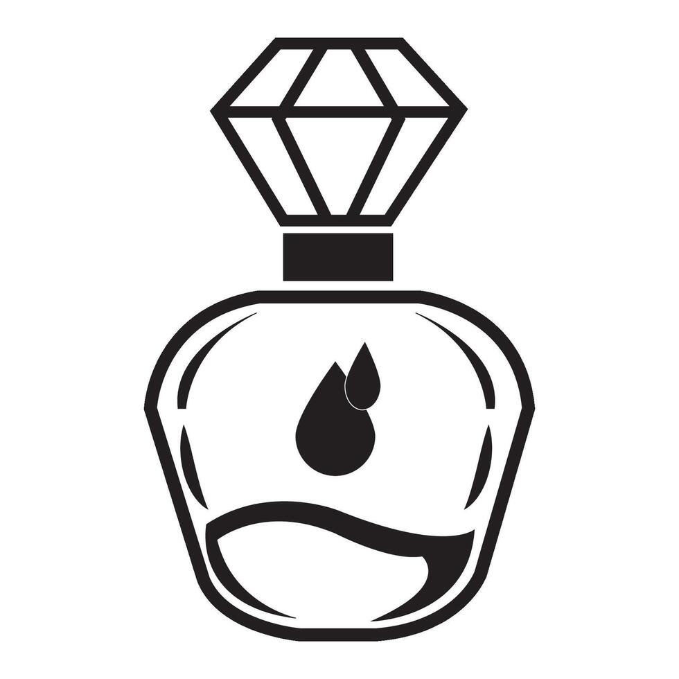 perfume icon logo vector design template
