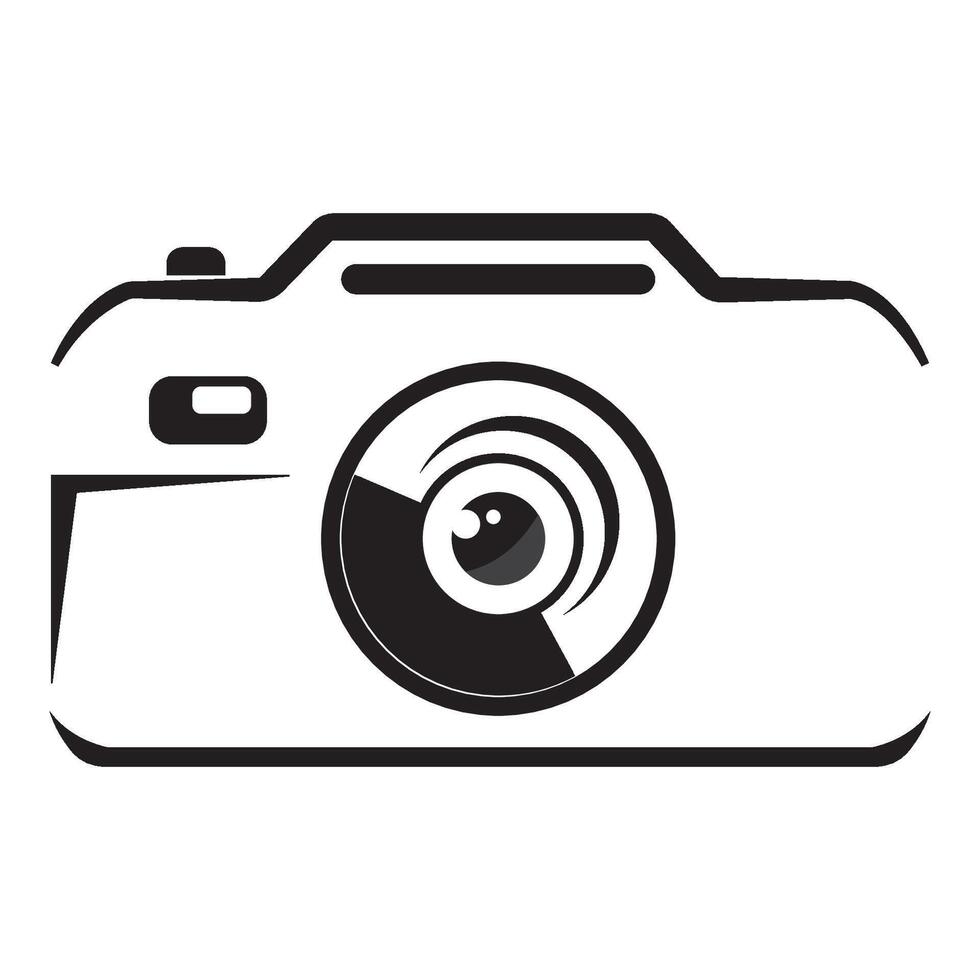 camera icon logo vector design template