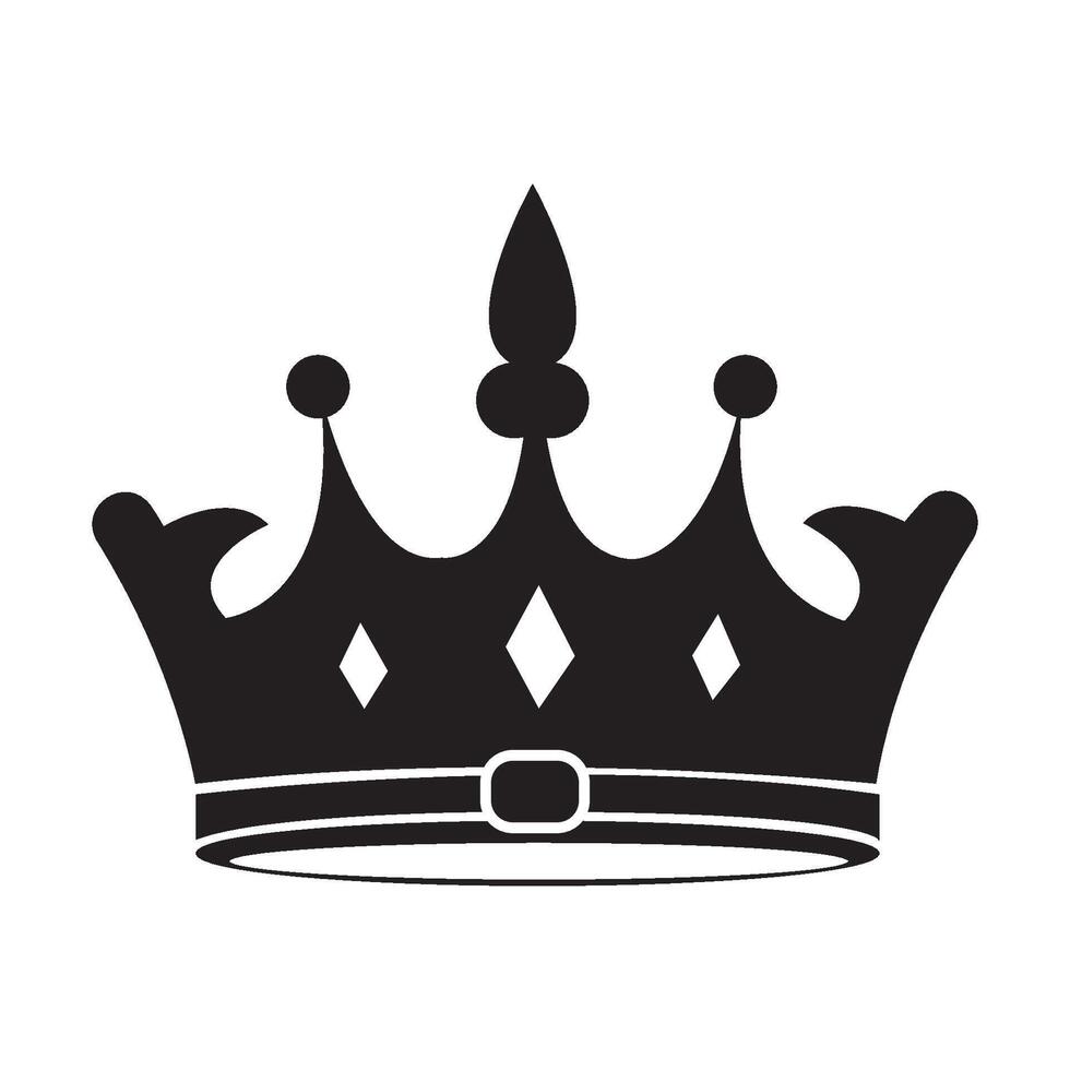 plantilla de diseño de vector de logotipo de icono de corona