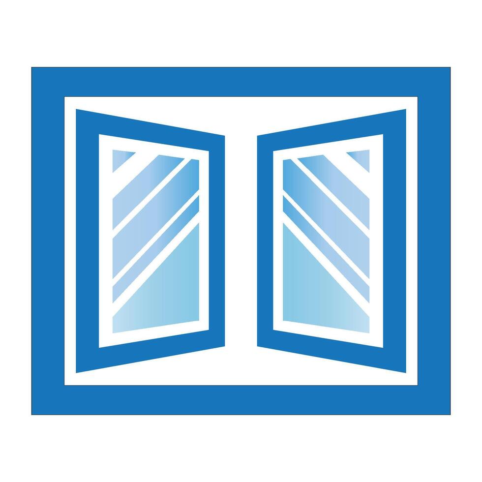 window icon logo vector design template