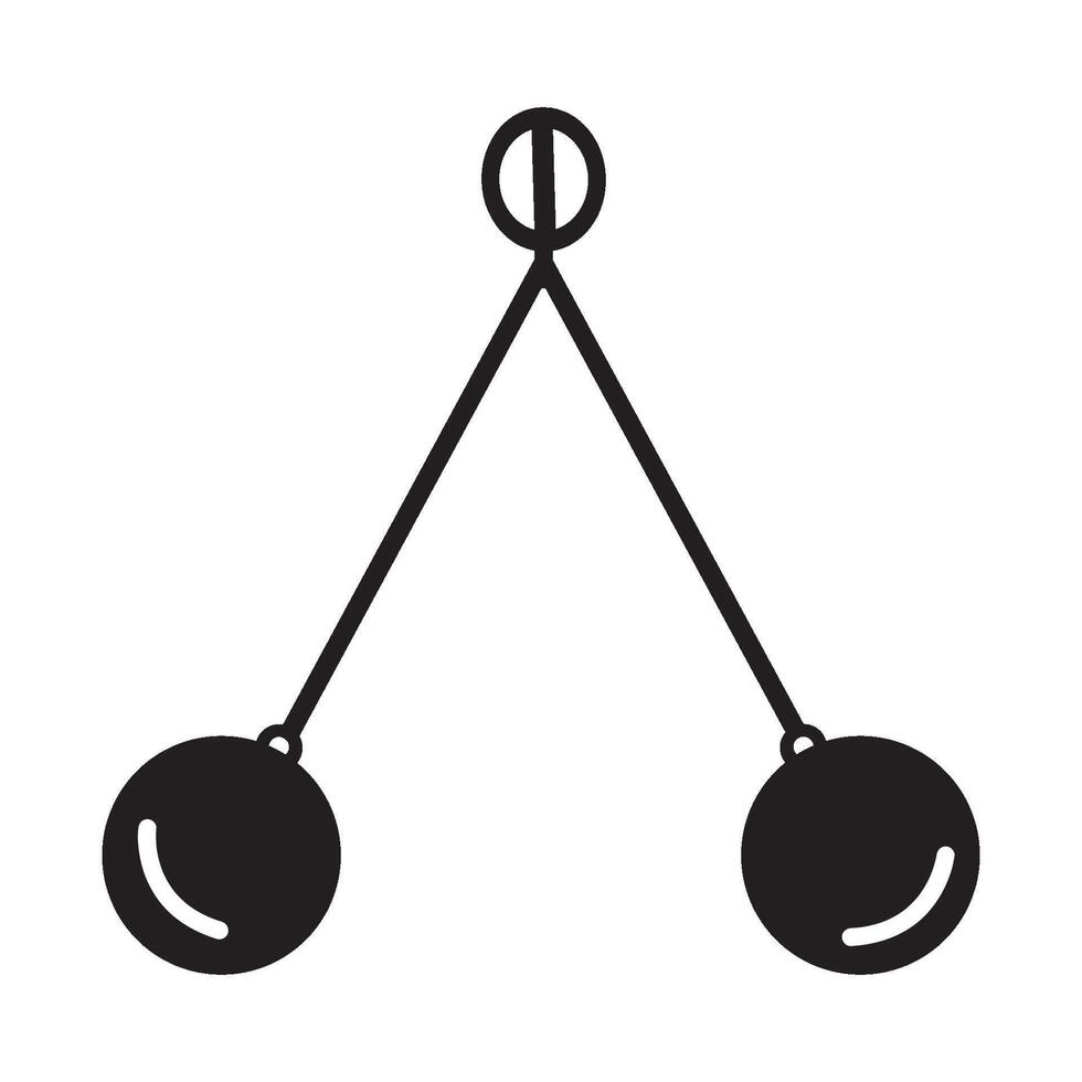 lato-lato toys icon vector design template