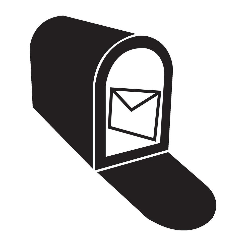 mail box icon logo vector design template