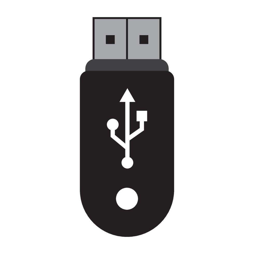 flashdisk icon logo vector design template