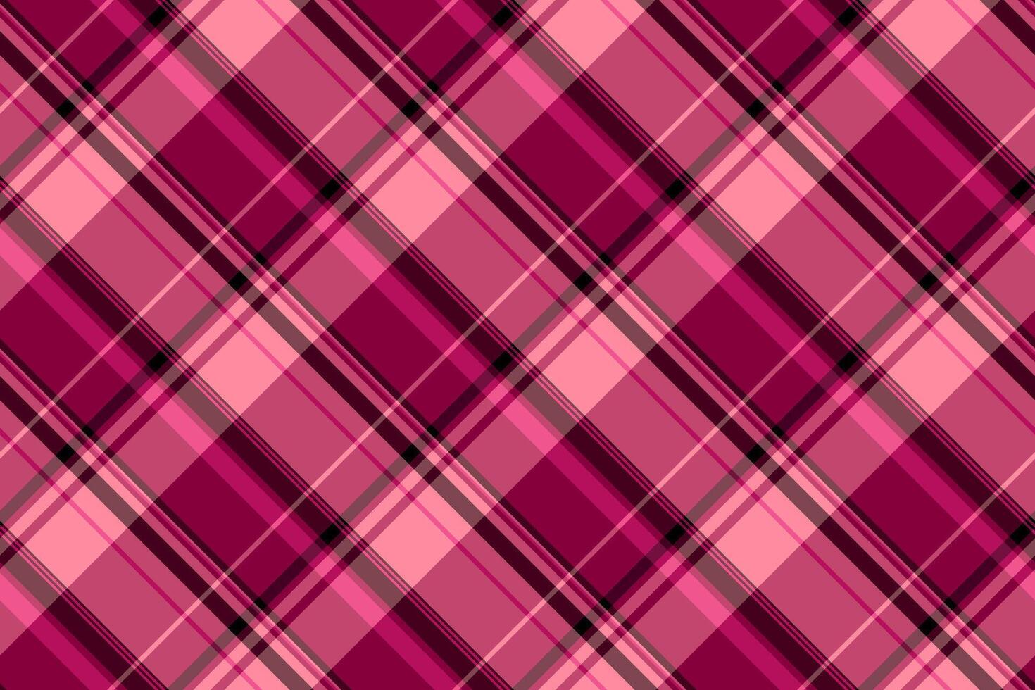 Background pattern textile of seamless texture vector with a tartan plaid check fabric.