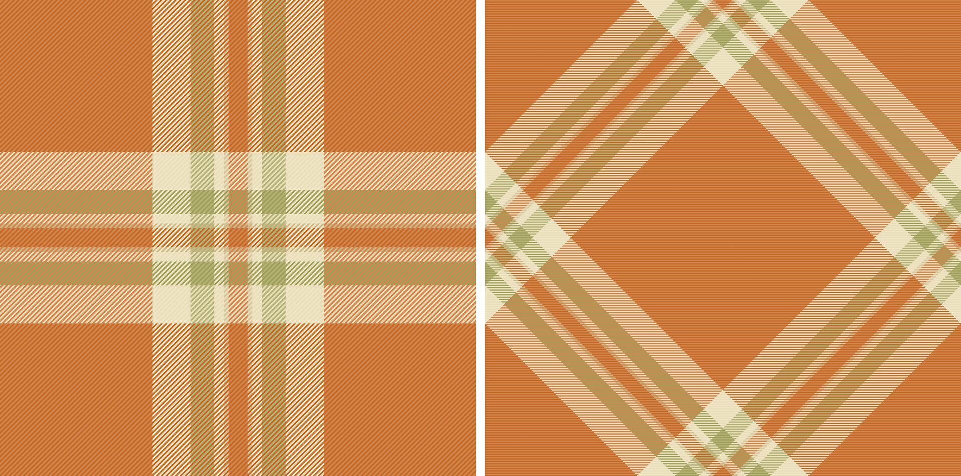 Seamless check tartan of background fabric texture with a plaid vector pattern textile.