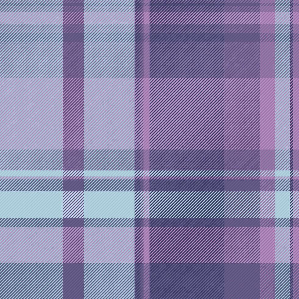 Fabric check vector of textile seamless pattern with a plaid texture background tartan.