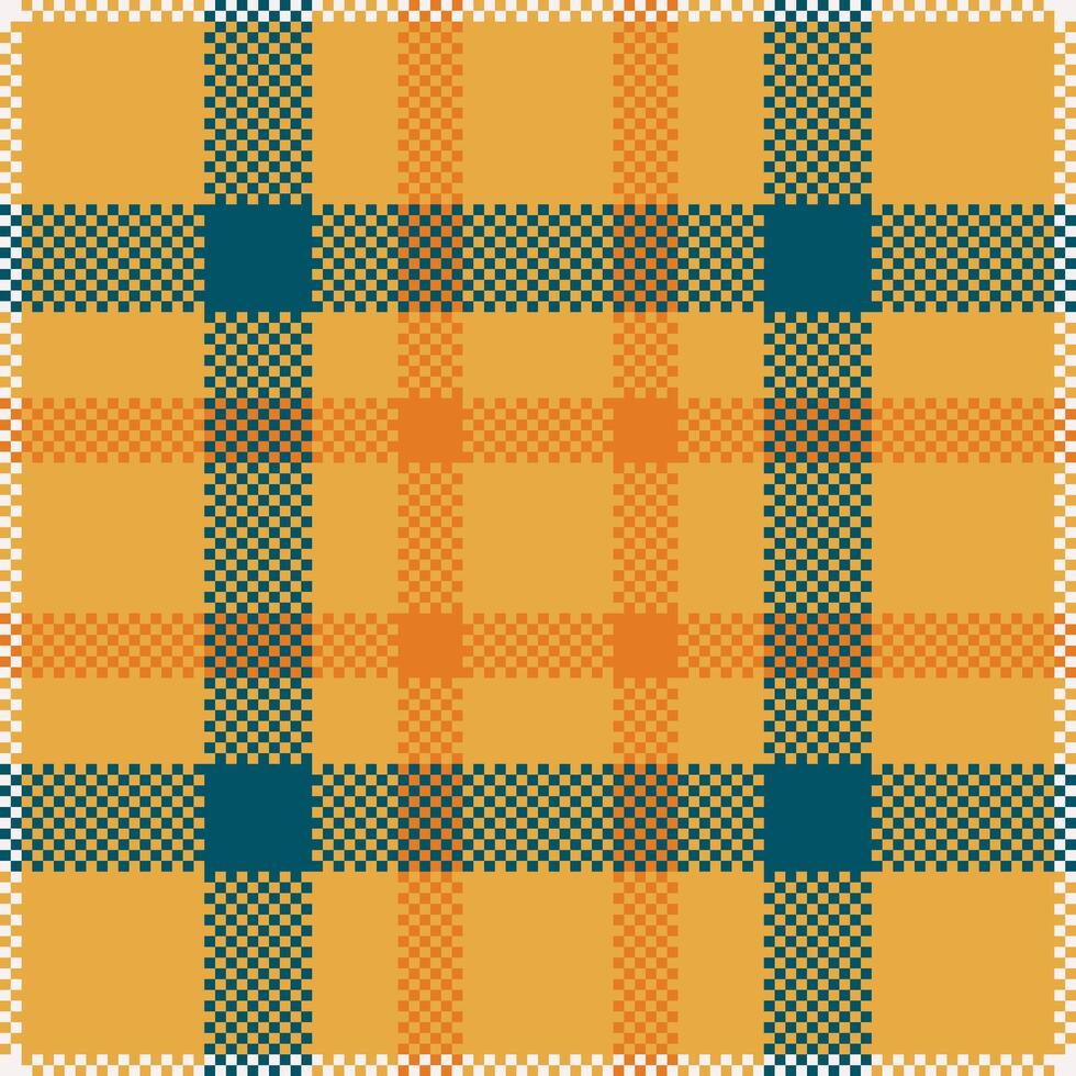 Textile design of textured plaid. Checkered fabric pattern swatch for shirt, dress, suit, wrapping paper print, invitation and gift card. vector