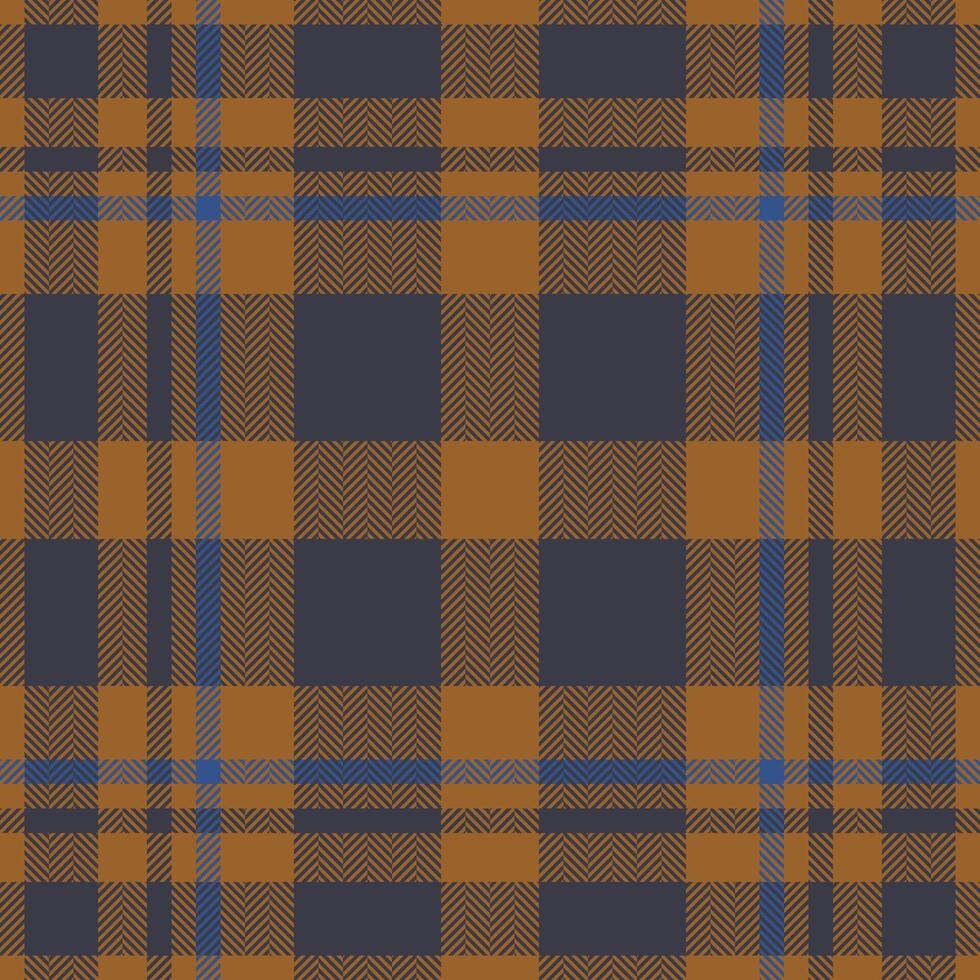 Plaid check pattern. Seamless fabric texture. Tartan textile print. vector