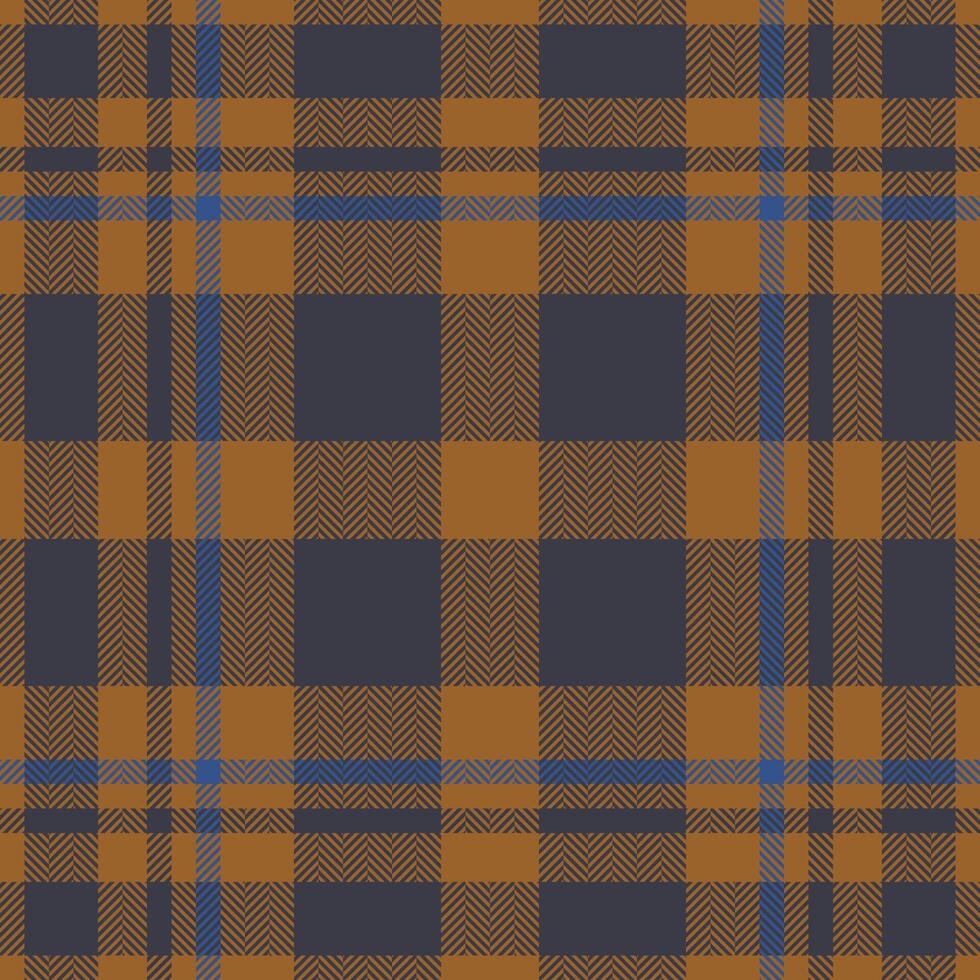 Plaid check pattern. Seamless fabric texture. Tartan textile print. vector