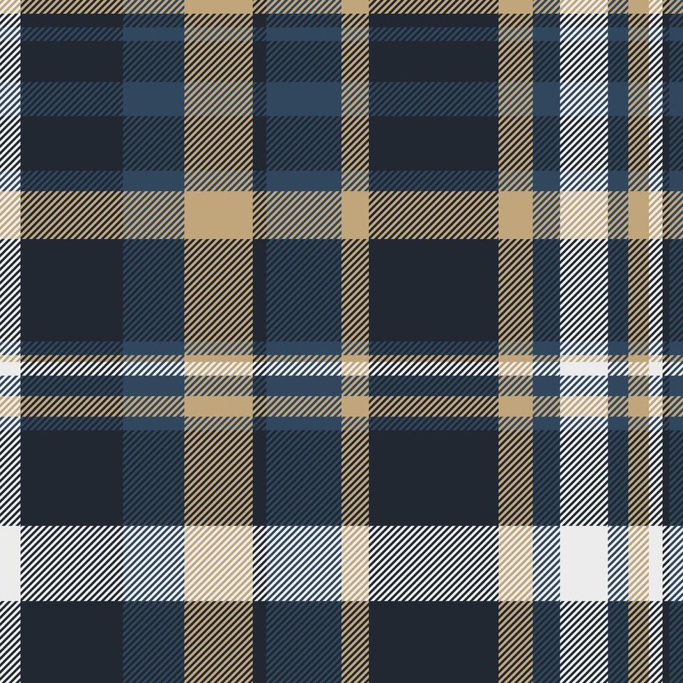 Textile design of textured plaid. Checkered fabric pattern swatch for shirt, dress, suit, wrapping paper print, invitation and gift card. vector