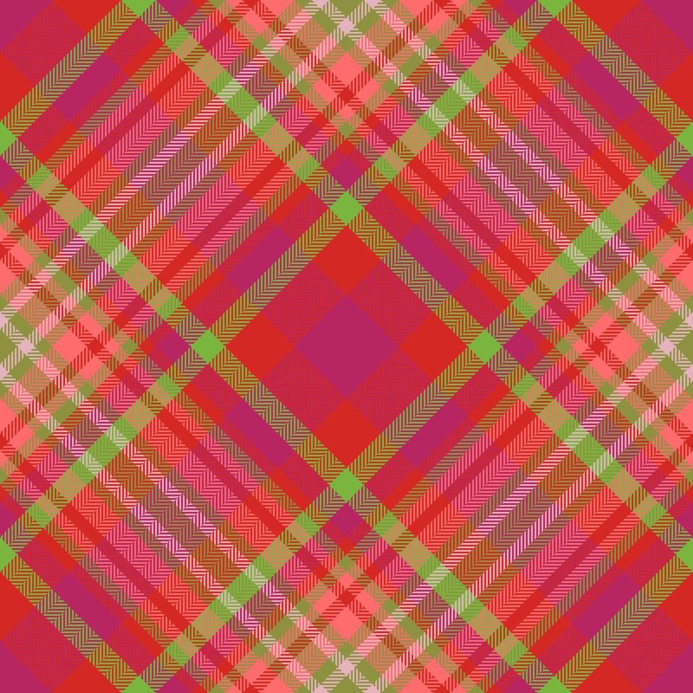 Plaid pattern vector. Check fabric texture. Seamless textile design for clothes, paper print. vector