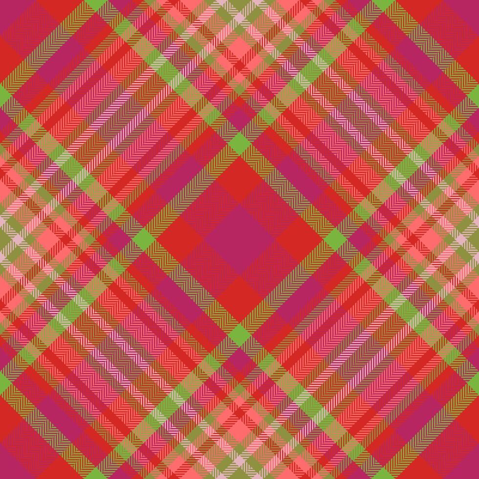 Plaid pattern vector. Check fabric texture. Seamless textile design for clothes, paper print. vector