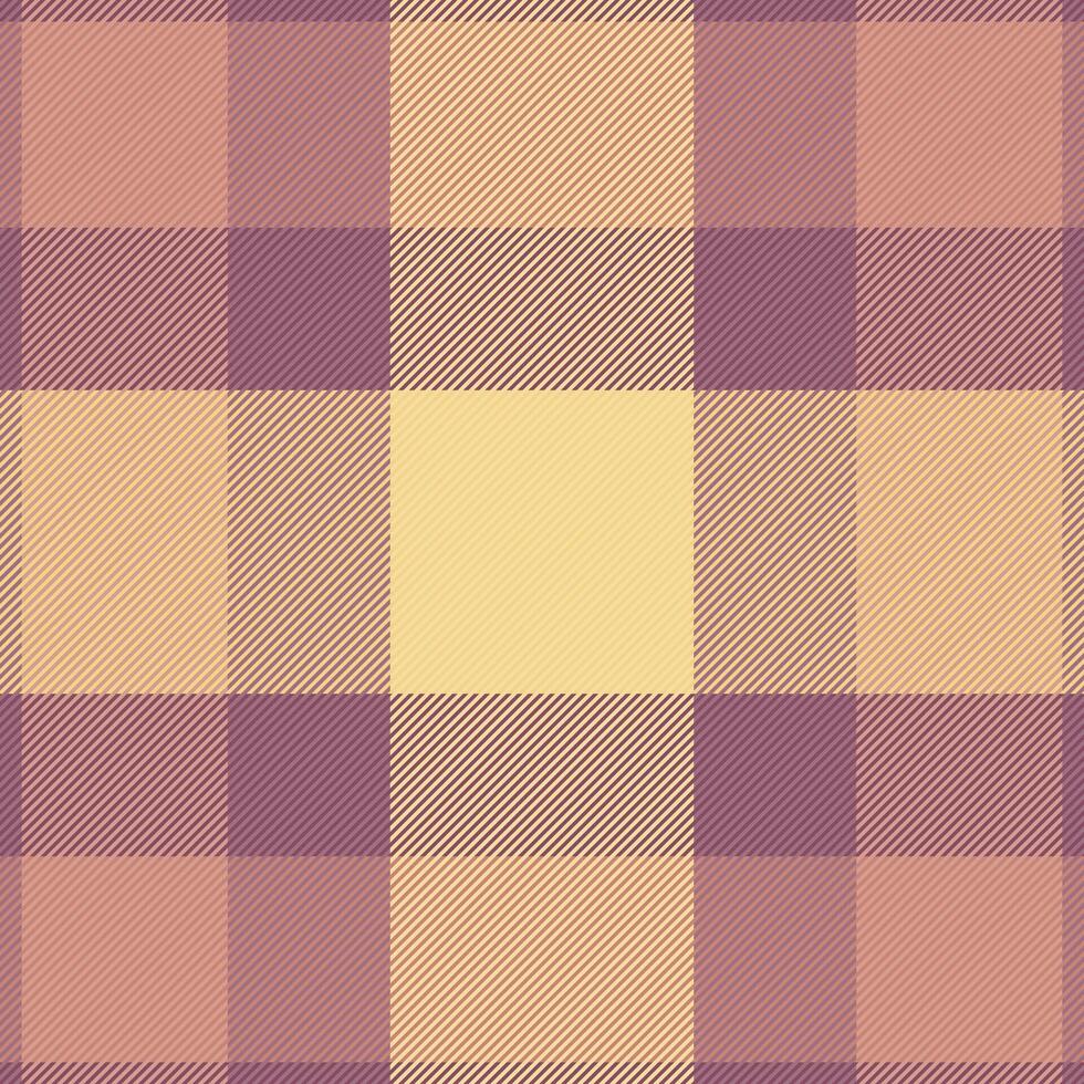 Pattern texture tartan of seamless vector fabric with a check background plaid textile.