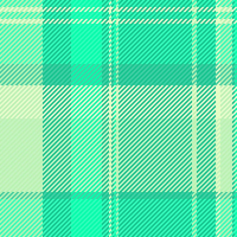 Inspiration seamless pattern check, installing background fabric plaid. Carpet texture vector tartan textile in teal and light colors.