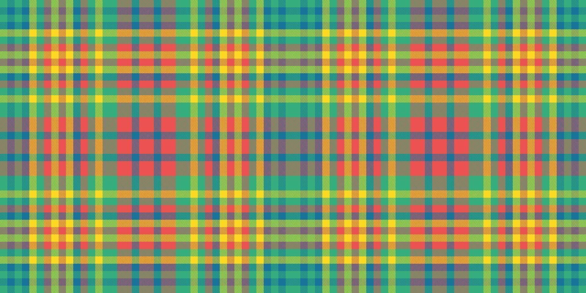 Manufacture texture background check, dreamy plaid tartan seamless. Identity textile fabric pattern vector in mint and red colors.