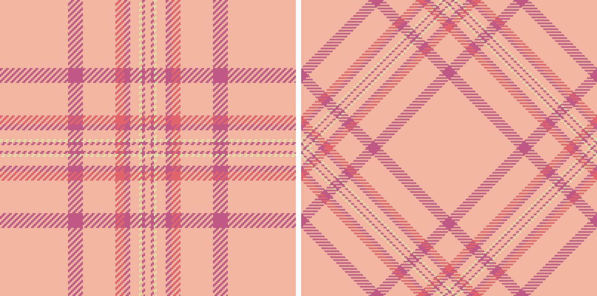 Textile tartan fabric of vector pattern background with a texture seamless check plaid.