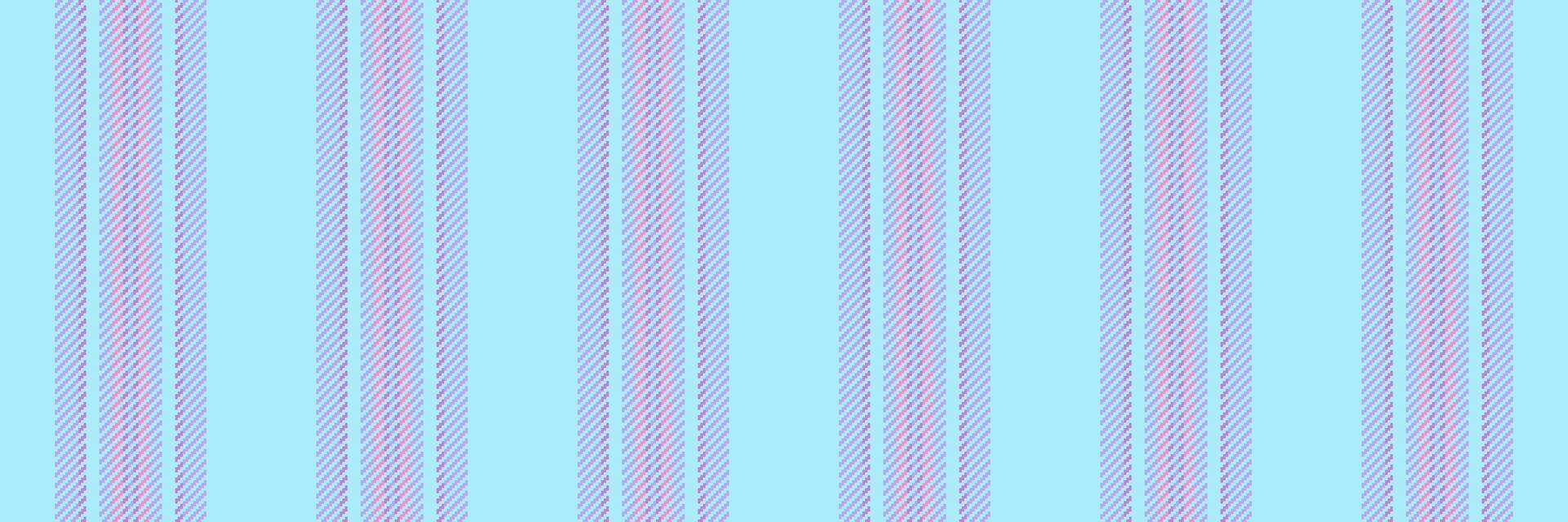 Trend textile vector background, vivid pattern lines seamless. Kid vertical texture stripe fabric in cyan and indigo colors.