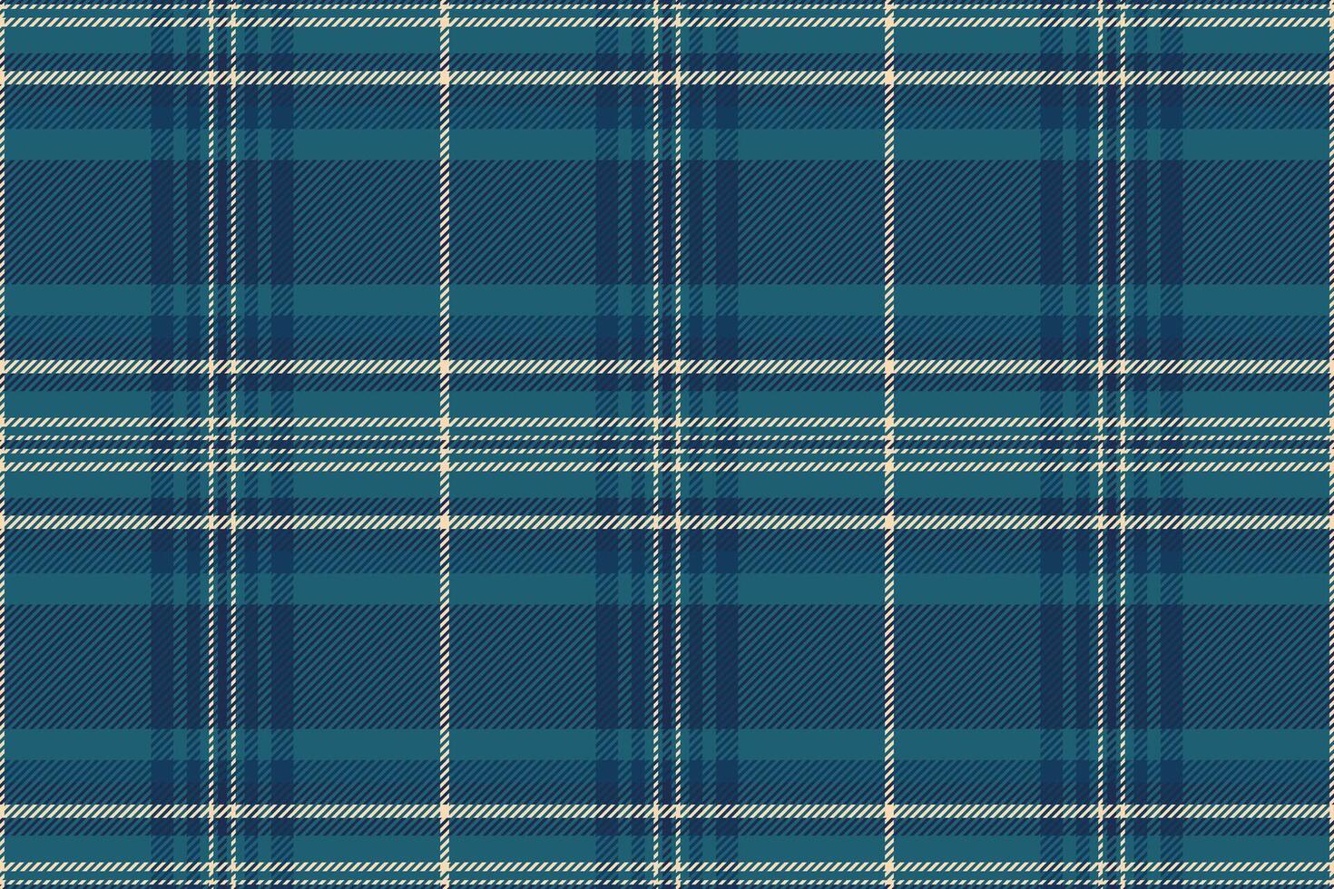 King vector texture seamless, old-fashioned background plaid check. Fur tartan fabric pattern textile in cyan and blue colors.