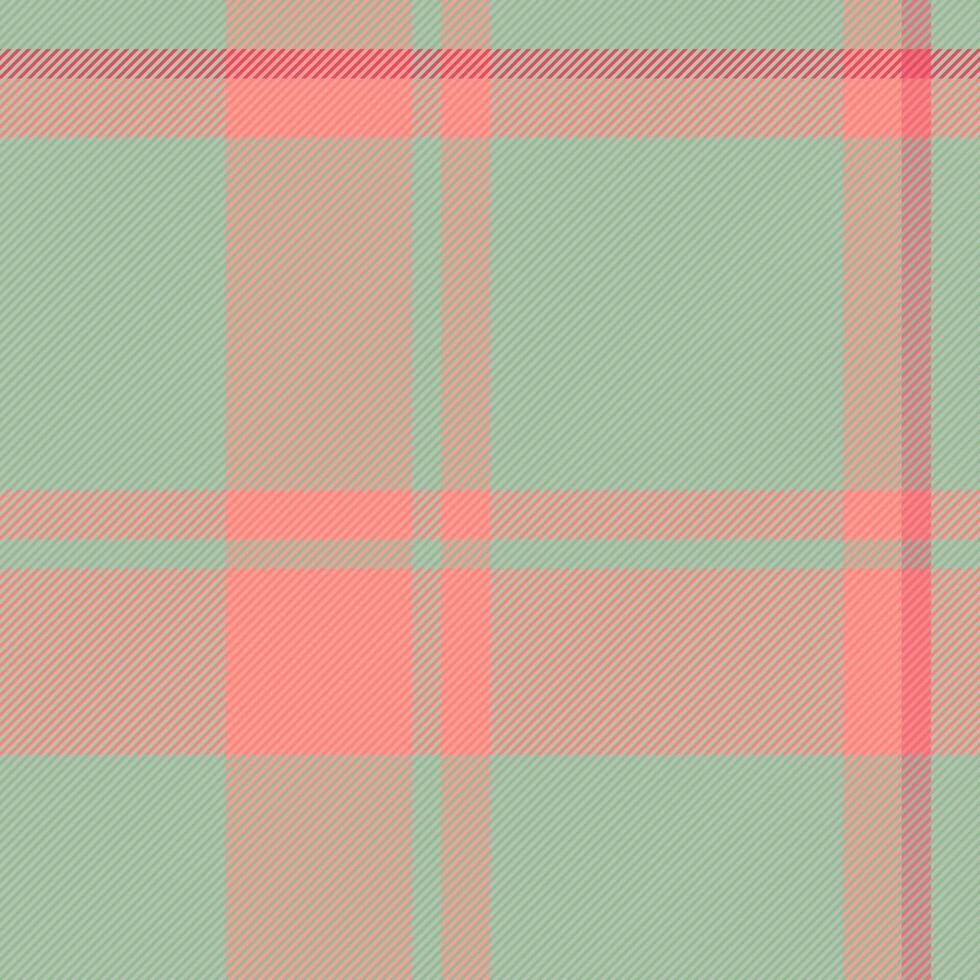 Textile plaid check of tartan pattern fabric with a texture vector seamless background.