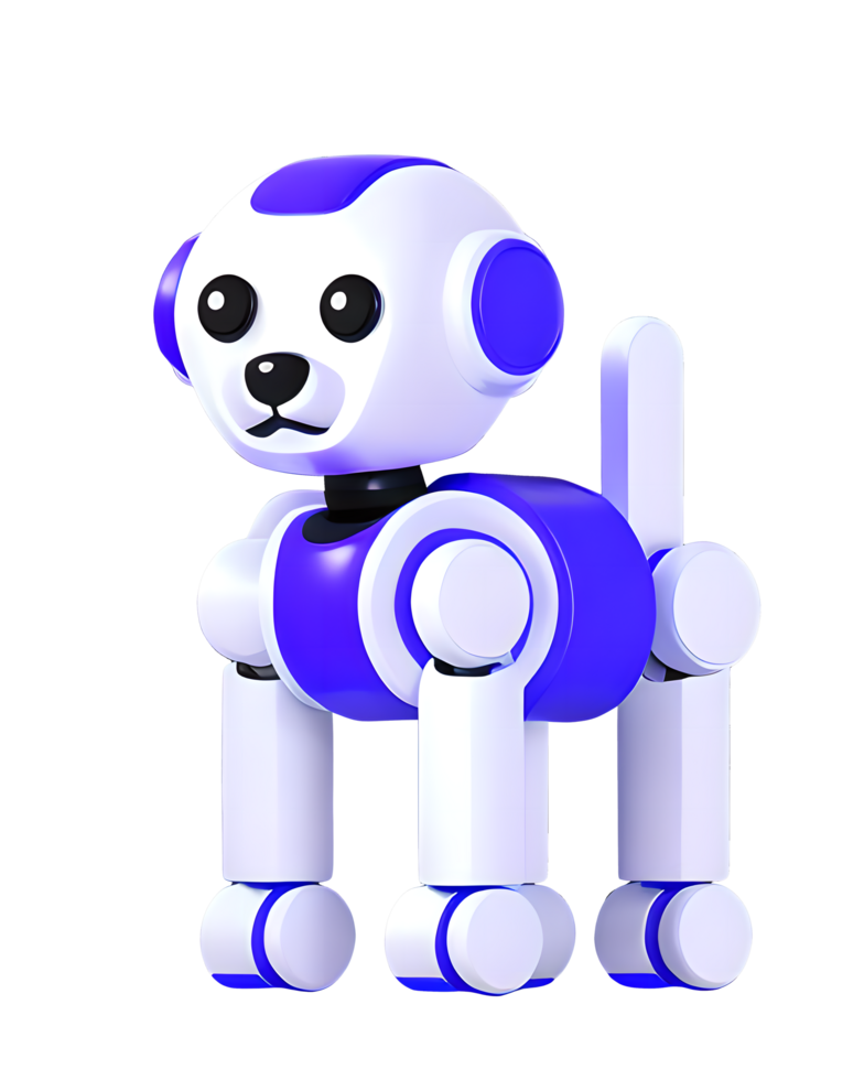 3D Illustration robotic dog png