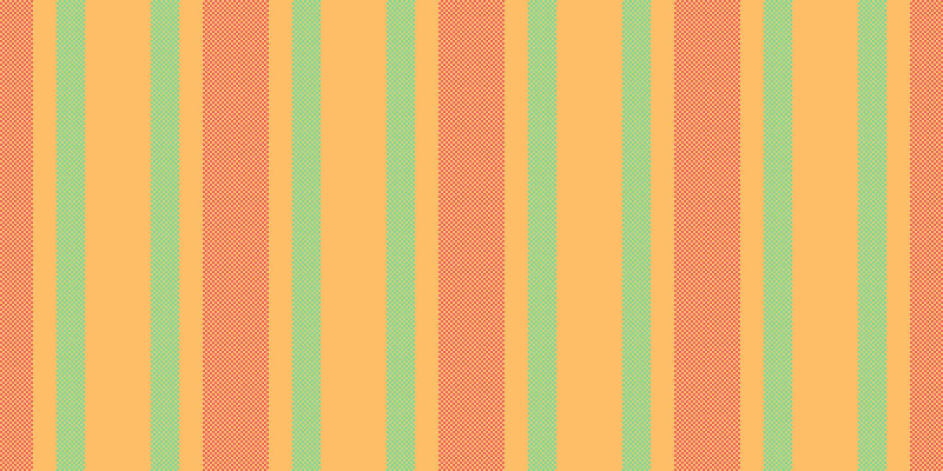 Order vector lines texture, dining seamless vertical pattern. Overlay fabric background stripe textile in orange and red colors.