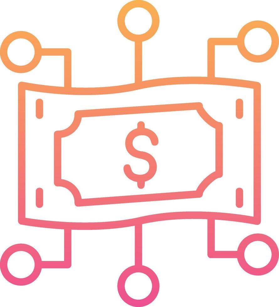 Digital Money Vecto Icon vector